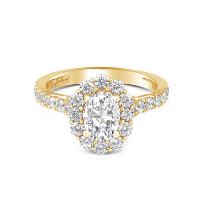 Esme Oval Lab Grown Diamond Engagement Ring in 18K Gold (2 ct. tw.)