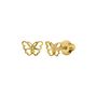 Children&#39;s Butterfly Earrings in 14K Yellow Gold