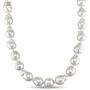 Baroque Pearl Necklace with South Sea Pearls in 14K Yellow Gold, 9-10mm, 18&rdquo;