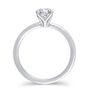 lab grown diamond solitaire round engagement ring in 14k white gold &#40;1 ct.&#41;
