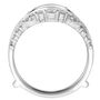 Diamond Twist Contour Ring Enhancer in 14K White Gold &#40;1 ct. tw.&#41;