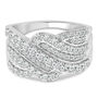 Diamond Swirl Ring in 10K White Gold &#40;1 ct. tw.&#41;