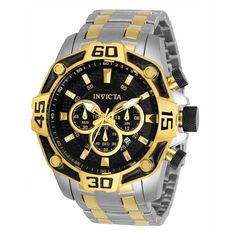 Men&rsquo;s Pro Diver Chronograph Watch in Two-Tone