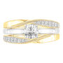 Diamond Twist Ring Enhancer in 14K Yellow Gold &#40;1/5 ct. tw.&#41;