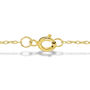 Diamond Curb Chain Pendant in 10K Yellow Gold &#40;1/8 ct. tw.&#41;
