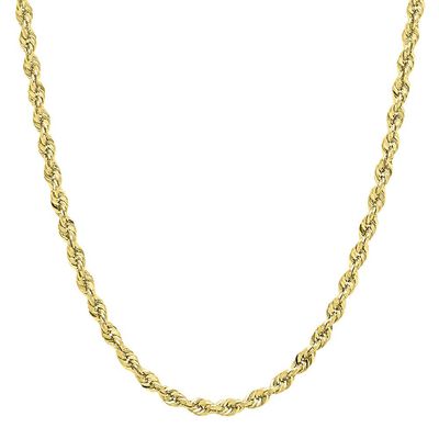 Rope Chain in 14K Yellow Gold, 24