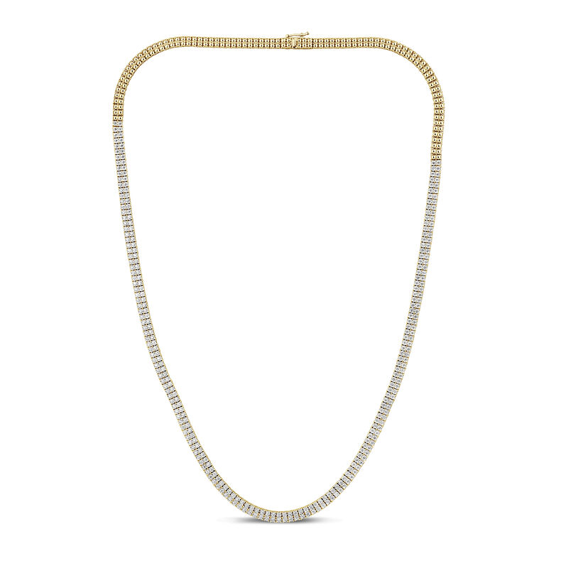 Diamond Tennis Necklace in 10K Yellow Gold &#40;4 ct. tw.&#41;