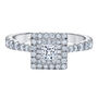 Diamond Double Halo Engagement Ring in 14K White Gold &#40;1 ct. tw.&#41;
