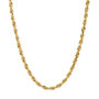 Rope Chain Necklace in 10K Yellow Gold, 4.4mm, 22&rdquo;
