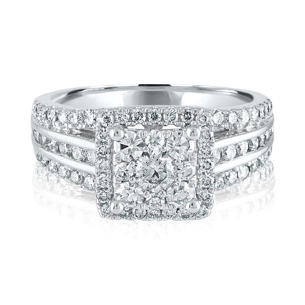 5/8 ct. tw. Multi-Diamond Engagement Ring Set | Helzberg Diamonds