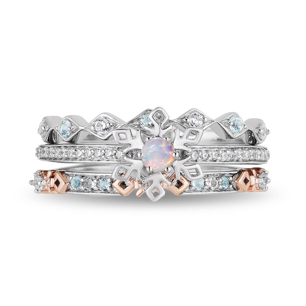 Custom order: Trio engagement ring set / Fiorella | Eden Garden Jewelry™