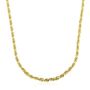 Light Glitter Rope Chain in 14K Yellow Gold, 24&quot;