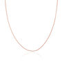 Franco Chain Necklace in 14K Rose Gold, 18&quot;