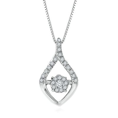 1/5 ct. tw. Diamond Pendant in Sterling Silver