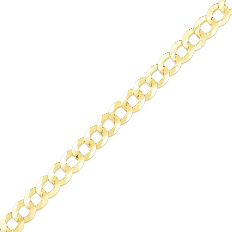 14KY GENTS 5.7MM CURB CHAIN 8.5&quot; BC