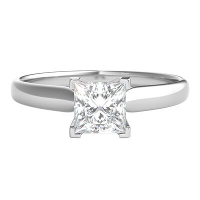 Princess-Cut Diamond Solitaire Engagement Ring (3/4 ct. tw.)