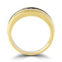 Men&rsquo;s Champagne Diamond Band in 10K Yellow Gold