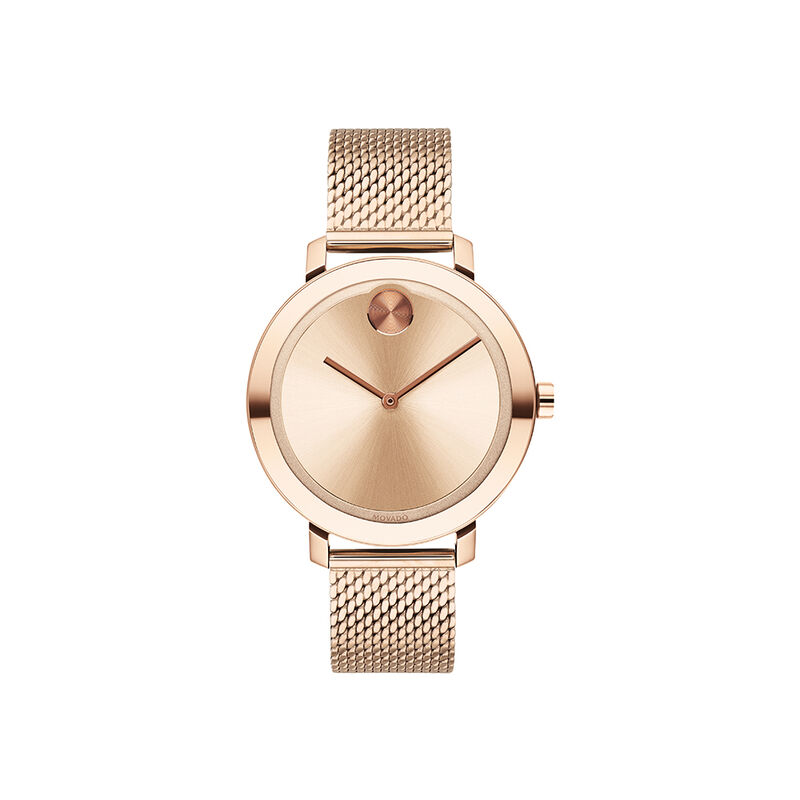 Evolution Women&#39;s Watch in Rose Gold-Tone Ion-Plated Stainless Steel, 34mm