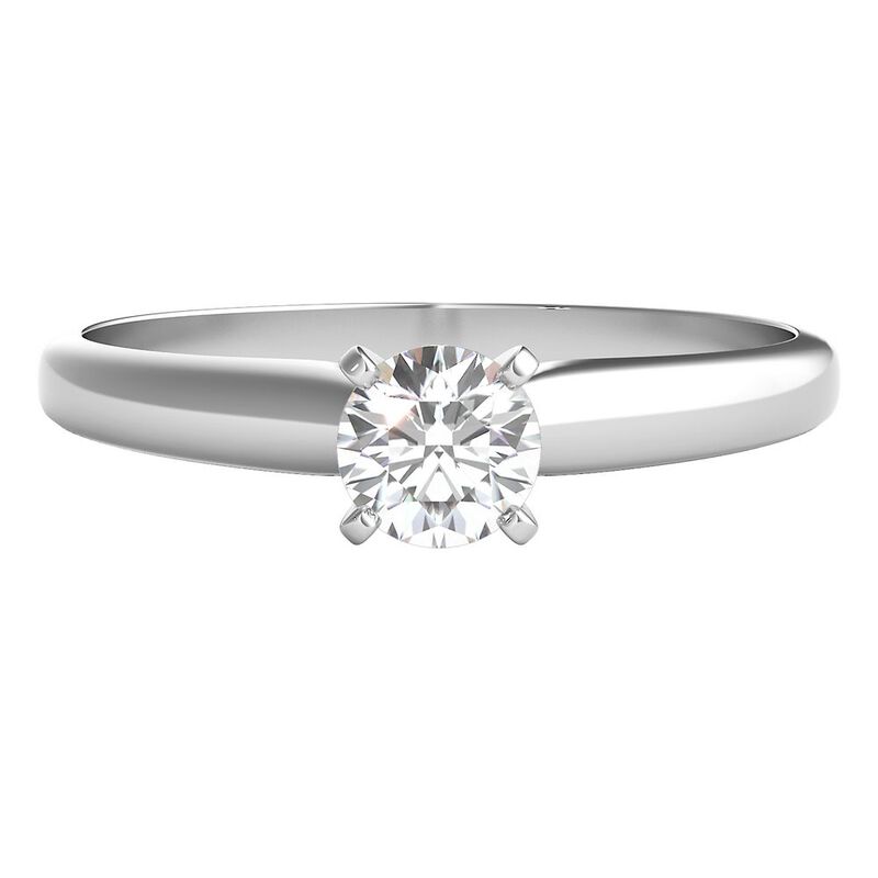 1/3 ct. tw. Diamond Solitaire Engagement Ring in 14K White Gold