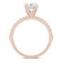 1/4 ct. tw. Diamond Semi-Mount Engagement Ring in 14K Rose Gold &#40;Setting Only&#41;