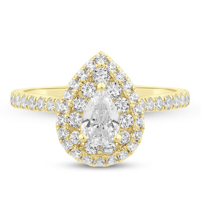 1 1/4 ct. tw. Diamond Double Halo Engagement Ring