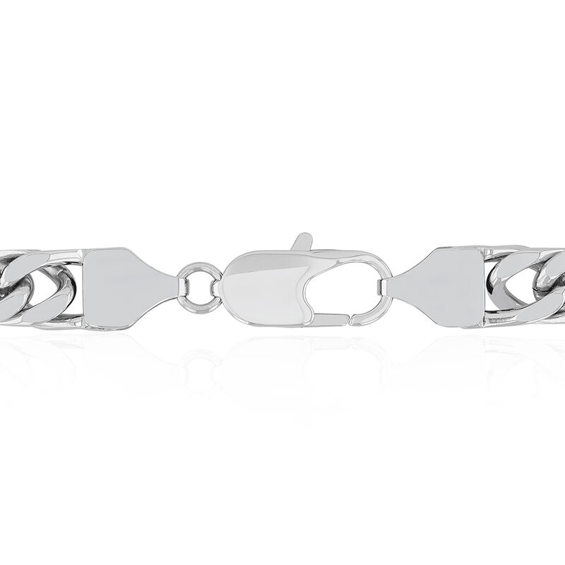 Men&rsquo;s Curb Chain in Stainless Steel, 8.5mm, 24&quot;
