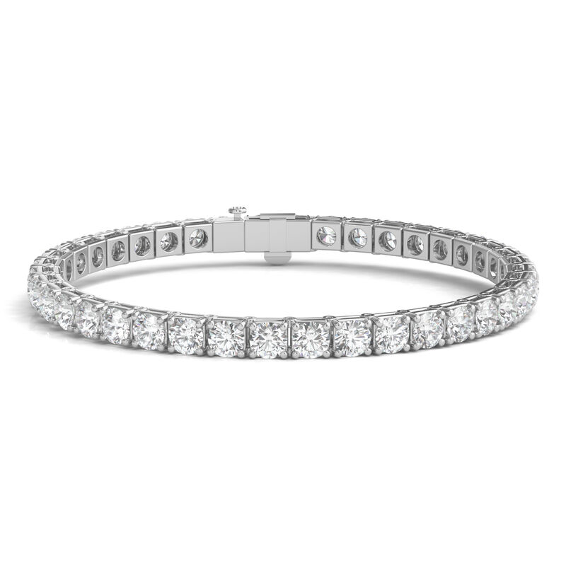 Lab Grown Diamond Tennis Bracelet in 14K White Gold