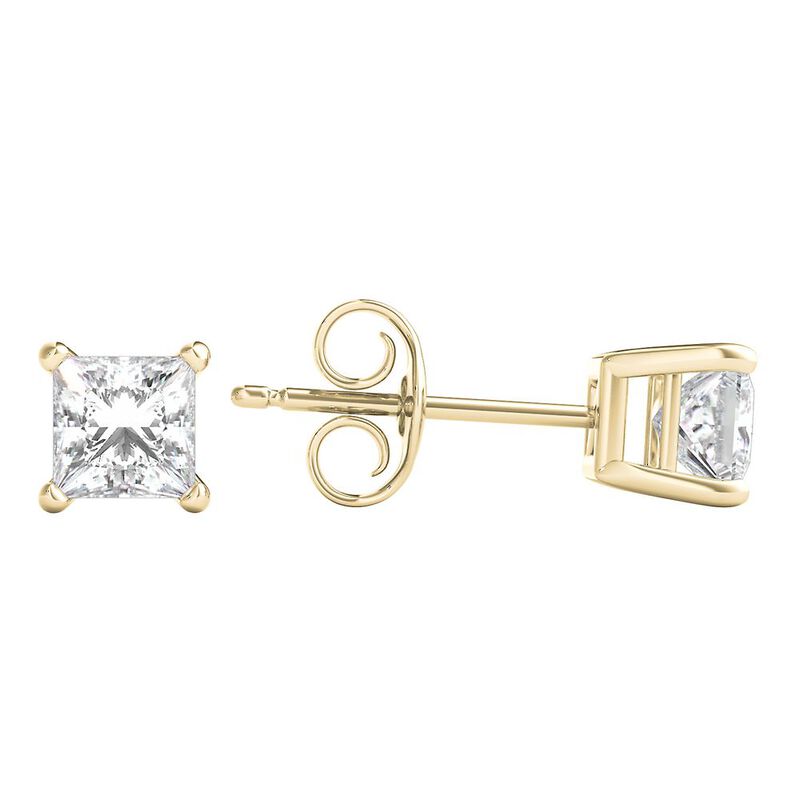 3/4 ct. tw. Diamond 4-Prong Stud Earrings in 14K Yellow Gold