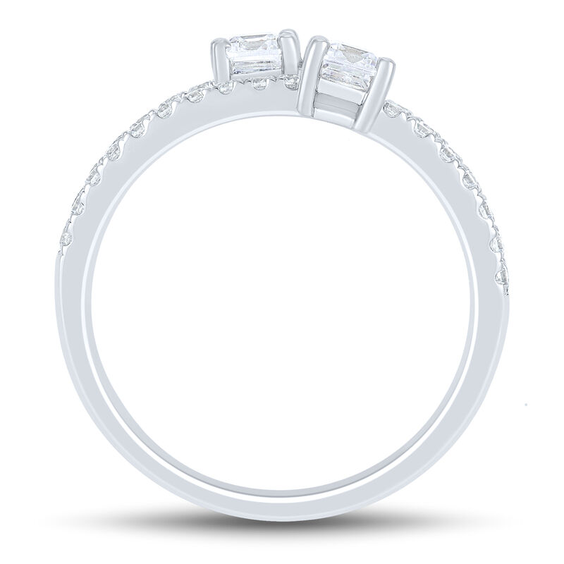 Lab Grown Diamond Emerald-Cut Ring in 14K White Gold &#40;1 ct. tw.&#41;