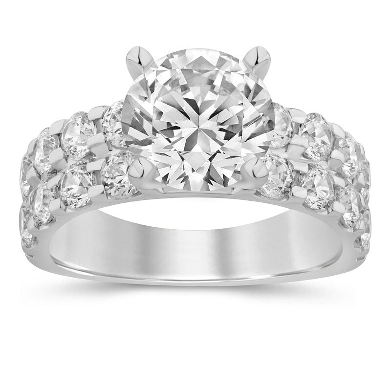 1 3/4 ct. tw. Lab Grown Diamond Semi-Mount Engagement Ring in 14K White Gold &#40;Setting Only&#41;