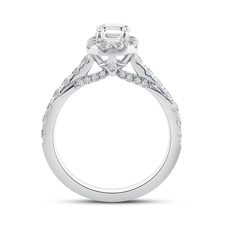 Eden Emerald-Cut Lab Grown Diamond Engagement Ring in Platinum &#40;1 1/4 ct. tw.&#41;
