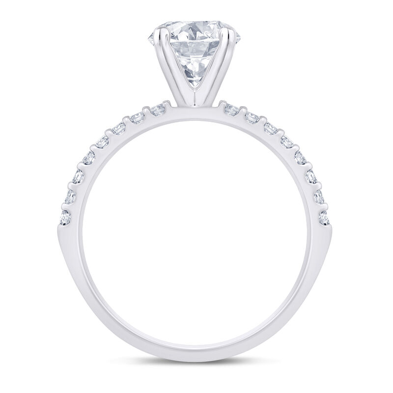 1/4 ct. tw. Diamond Semi-Mount Engagement Ring in Platinum &#40;Setting Only&#41;