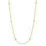 Bead Link Chain in 14K Yellow Gold, 18&quot;