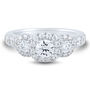 Three-Stone Diamond Engagement Ring in 14K White Gold &#40;2 ct. tw.&#41;