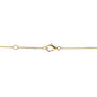 Ruby &amp; Diamond Necklace with Floral Design in 10K Yellow Gold &#40;1/7 ct. tw.&#41;