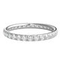 Lab Grown Diamond Wedding Band with Eternity Setting in 14K White Gold &#40;1 ct. tw.&#41;