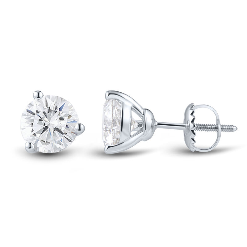 Lab Grown Diamond Martini Stud Earrings