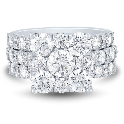 Lab Grown Diamond Engagement Ring Set in 10K Gold (5 ct. tw.)