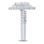 Lab Grown Diamond Marquise-Cut Halo Bridal Set in 14K White Gold &#40;2 1/2 ct. tw.&#41;