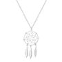 Dream Catcher Necklace in Sterling Silver