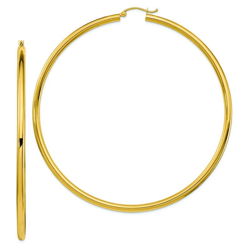 Hoop Earrings in 14K Yellow Gold