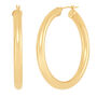 Polished Hoop Earrings in 14K Yellow Gold, 40MM