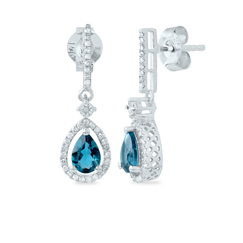 Drop Earrings with Diamonds &#40;1/5 ct. tw.&#41;