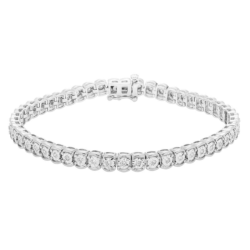 Diamond Line Bracelet in Sterling Silver &#40;1/2 ct. tw.&#41;