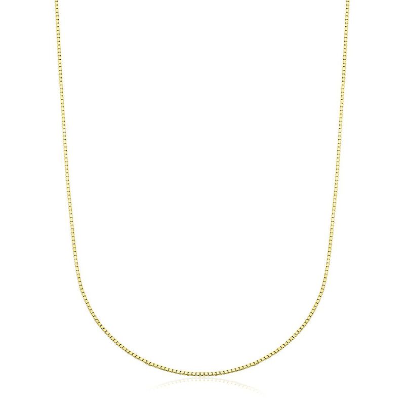 Box Chain in 14K Yellow Gold, 16&quot;