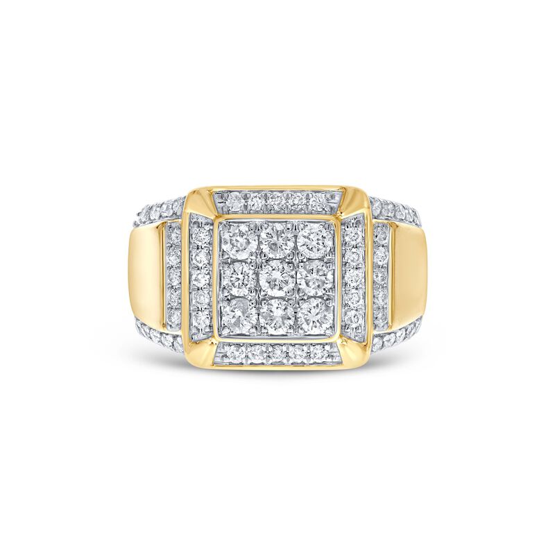 Men&rsquo;s Diamond Ring in 10K Yellow Gold &#40;1 1/2 ct. tw.&#41;