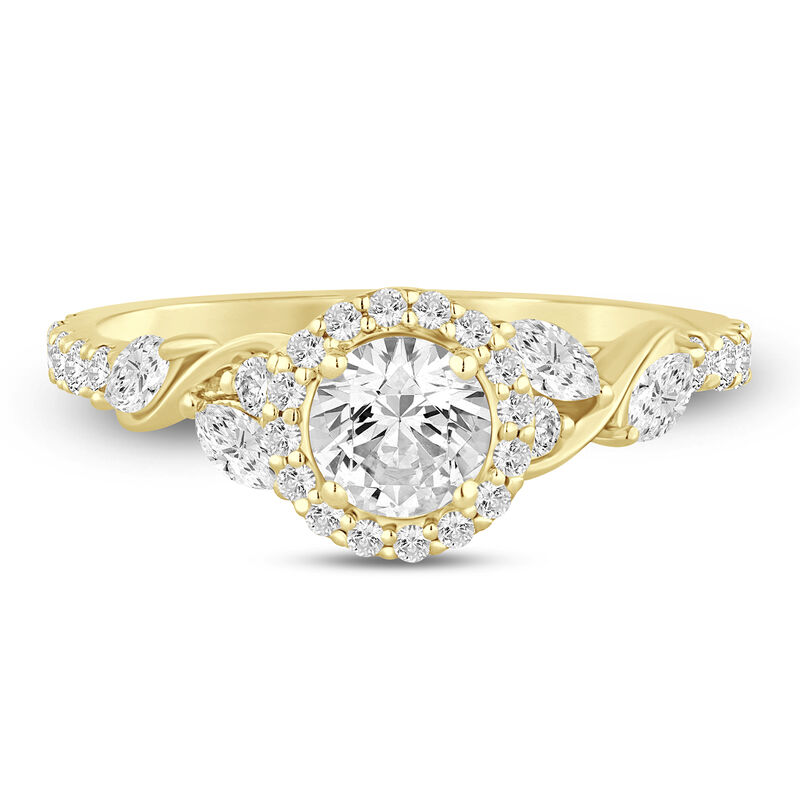 Diamond Round Halo Engagement Ring &#40;1 ct. tw&#41;