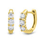 Lab Grown Diamond Huggie Hoop Earrings, 14K Yellow Gold &#40;1/2 ct. tw.&#41;