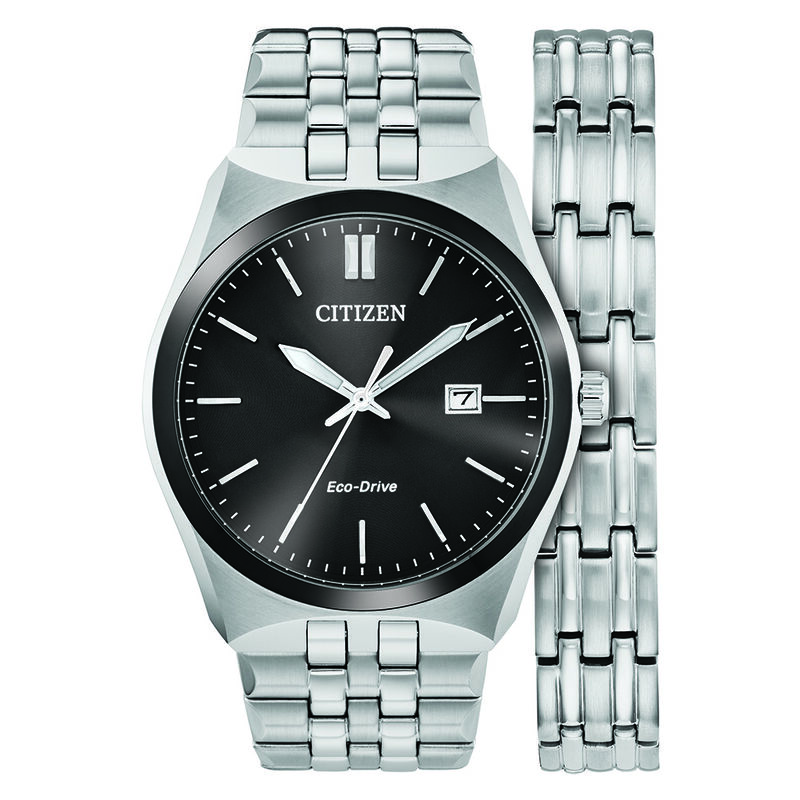 Corso Men&rsquo;s Watch &amp; Bracelet Set in Stainless Steel