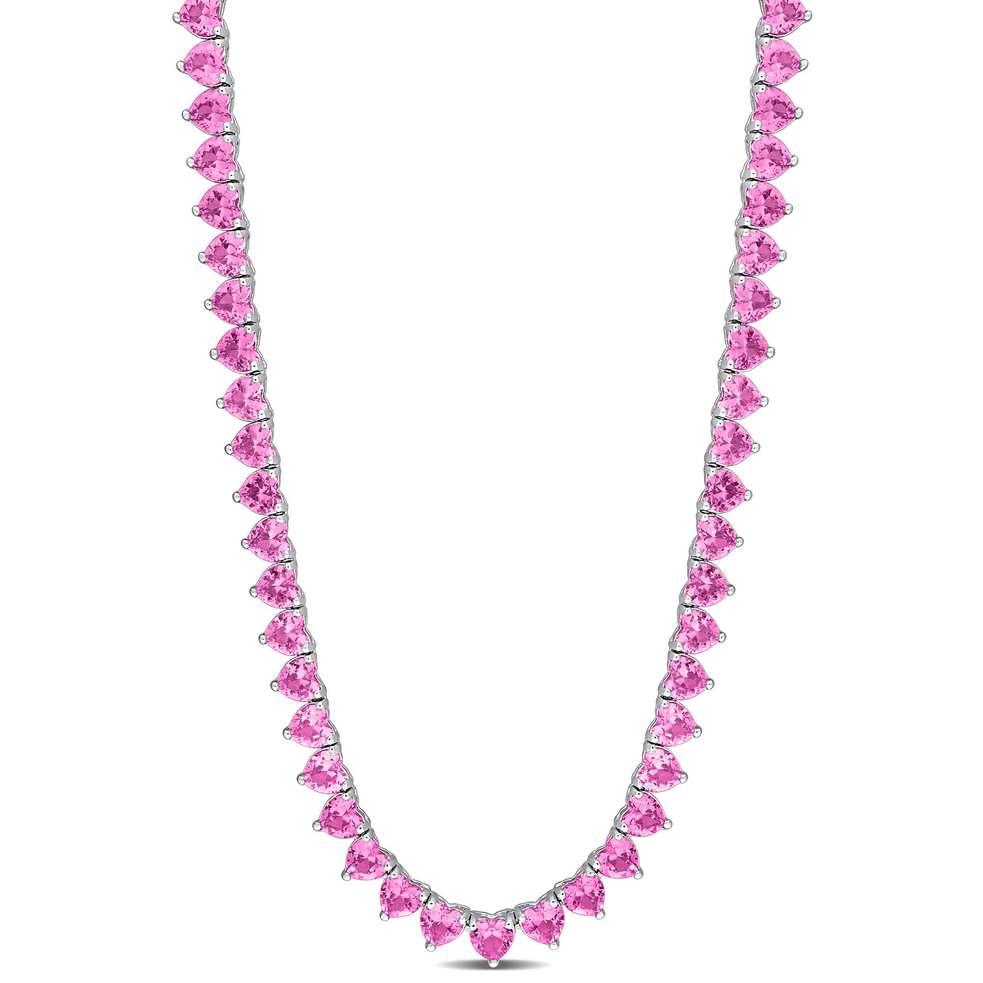 Round & Heart Shaped Lab-Grown Diamond Necklace – URJA LAB JEWELS